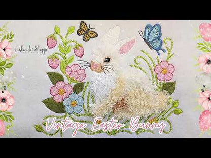 6 x 10 Vintage Bunny