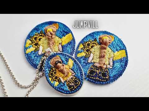 Starry Night Pendant & Brooch