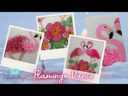 6 x 10 Flamingo Dance