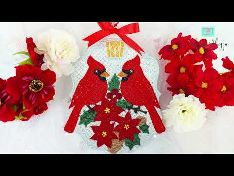 5 x 7 Cardinal Ornament