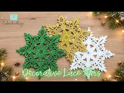 Decorative Lace Stars