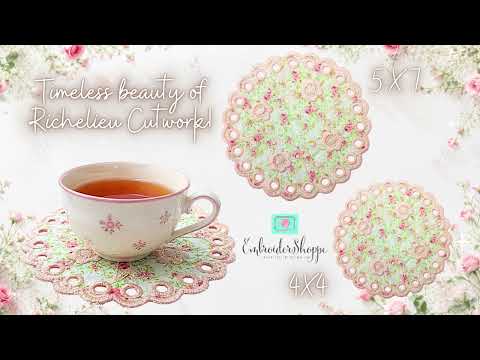 Richelieu Cutwork Coasters